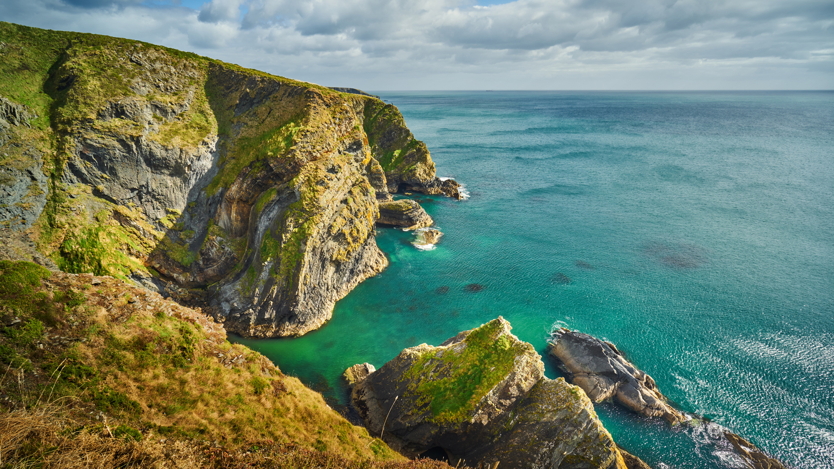 Superbe paysage côtier à Cork (Irlande).