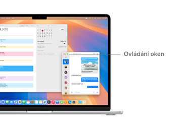 Prohlídka navigace macOS, jako jsou třeba tlačítka na ovládání oken.