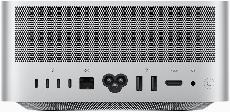 Mac Studio의 뒷면