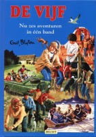 Dutch bookcover: "De Vijf en de schat op het Fluistereiland"