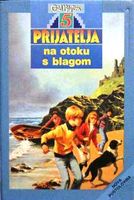 bosnisches Buchcover: "Pet prijatelja - Na otoku s blagom"