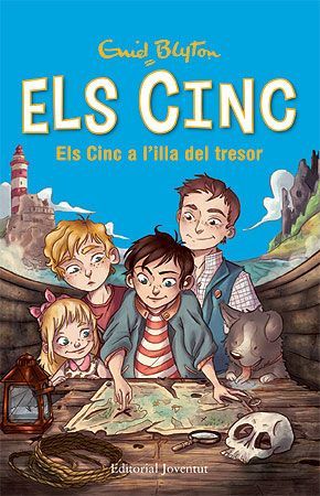 katalanisches Buchcover: "Els Cinc a l