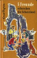 deutsches Buchcover: "Fünf Freunde erforschen die Schatzinsel"