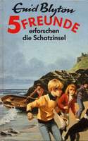 deutsches Buchcover: "Fünf Freunde erforschen die Schatzinsel"