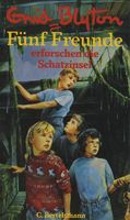 deutsches Buchcover: "Fünf Freunde erforschen die Schatzinsel"