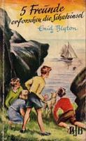 deutsches Buchcover: "Fünf Freunde erforschen die Schatzinsel"