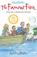 englisches Buchcover: "Five on a treasure island"
