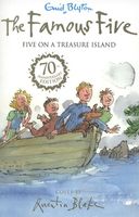 englisches Buchcover: "Five on a treasure island"