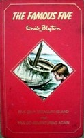 englisches Buchcover: "Five on a treasure island"
