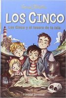 spanisches Buchcover: "Los Cinco y el tesoro de la isla"
