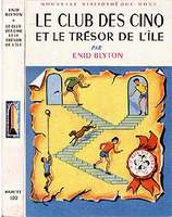 französisches Buchcover: "Le Club des Cinq et le trésor de l´ile"