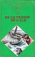 französisches Buchcover: "Le Club des Cinq et le trésor de l´ile"