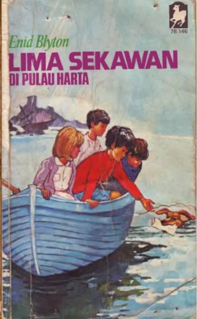 indonesisches Buchcover: "Seri Lima Sekawan: Di Pulau Harta"