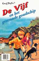 niederländisches Buchcover: "De Vijf en het gestrande goudschip"