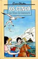 portugiesisches Buchcover: "Os Cinco na Ilha do Tesouro"
