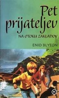 slowenisches Buchcover: "5 Prijateljev na otoku zakladov"