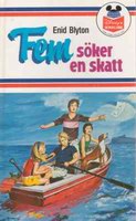 schwedisches Buchcover: "Fem söker en skatt"