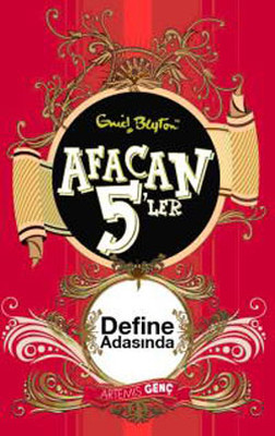 türkisches Buchcover: "Afacan Beşler Define Adasında"