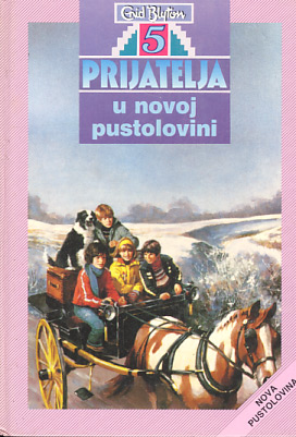 bosnisches Buchcover: "Pet prijatelja u novoj pustolovini"