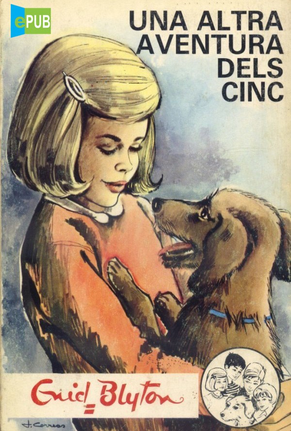 katalanisches Buchcover: "Una altra aventura dels Cinc"