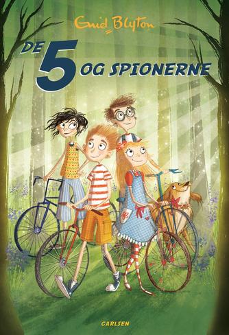 dänisches Buchcover: "De fem og Spionerne"