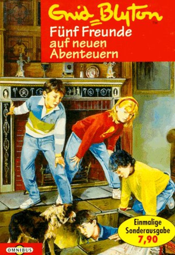 deutsches Buchcover: "Fünf Freunde auf neuen Abenteuern"
