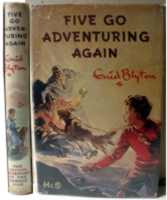 englisches Buchcover: "Five go adventuring again"