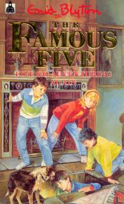 englisches Buchcover: "Five go adventuring again"