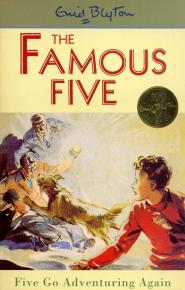 englisches Buchcover: "Five go adventuring again"