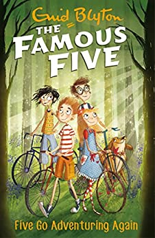 englisches Buchcover: "Five go adventuring again"