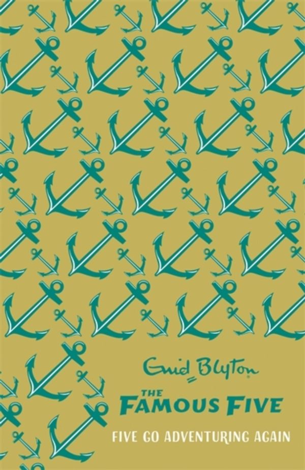 englisches Buchcover: "Five go adventuring again"