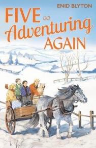 englisches Buchcover: "Five go adventuring again"