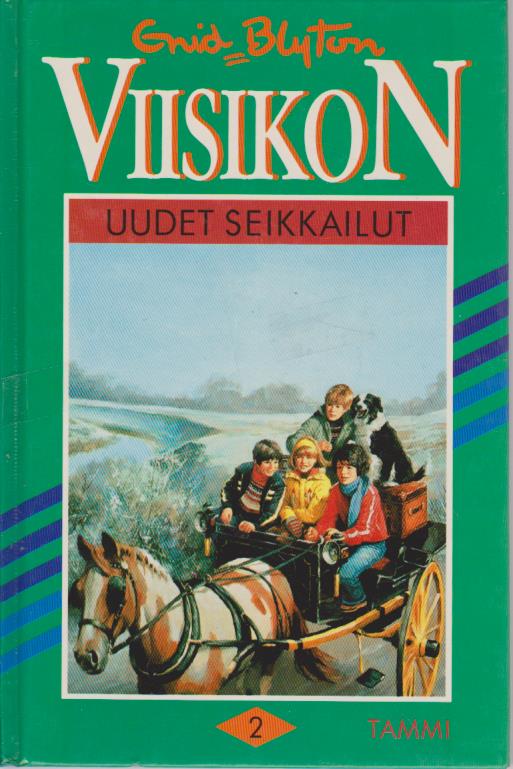 finnisches Buchcover: "Viisikon uudet seikkailut"