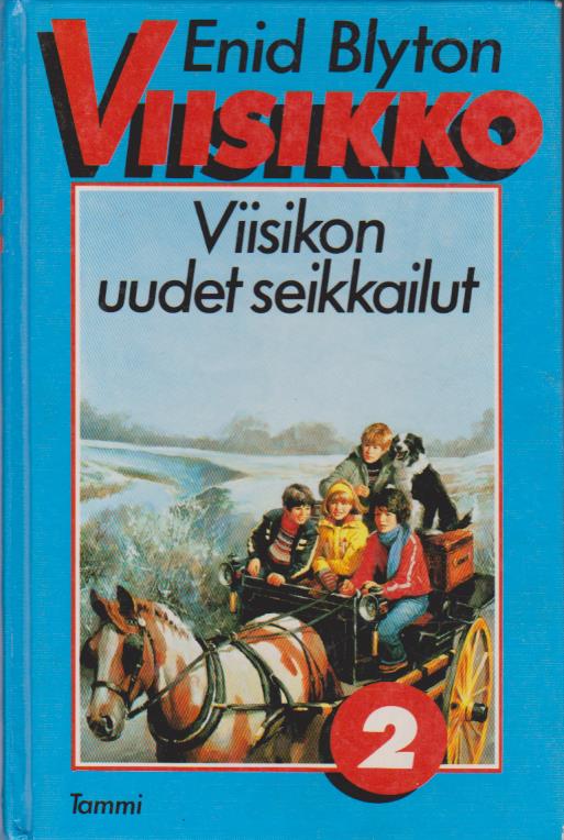 finnisches Buchcover: "Viisikon uudet seikkailut"