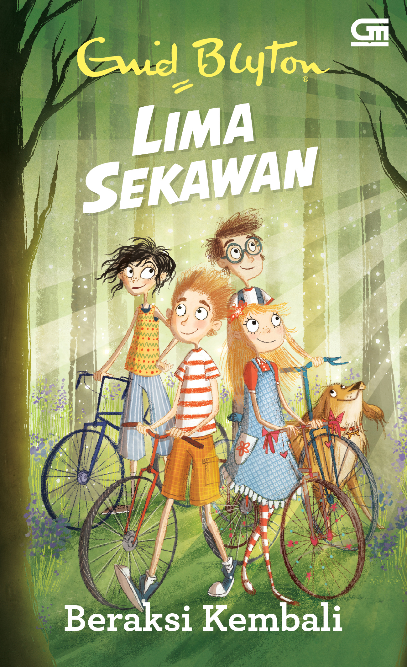 indonesisches Buchcover: "Seri Lima Sekawan: Beraksi Kembali"