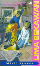 indonesisches Buchcover: "Seri Lima Sekawan: Beraksi Kembali"