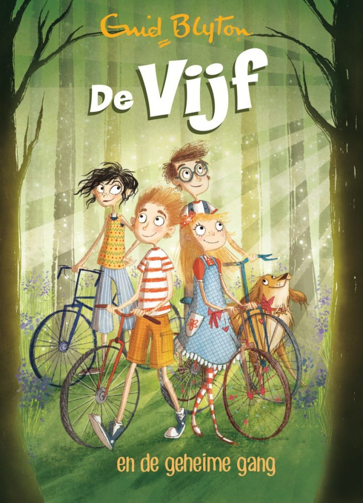 niederländisches Buchcover: "De Vijf en de geheime doorgang"