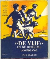 niederländisches Buchcover: "De Vijf en de geheime doorgang"