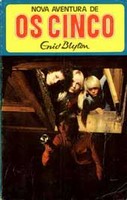 portugiesisches Buchcover: "Nova Aventura dos Cinco / Os Cinco numa Nova Aventura"