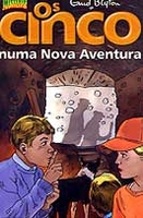 portugiesisches Buchcover: "Nova Aventura dos Cinco / Os Cinco numa Nova Aventura"