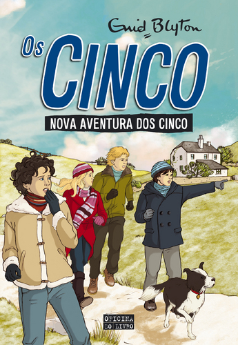 portugiesisches Buchcover: "Nova Aventura dos Cinco / Os Cinco numa Nova Aventura"