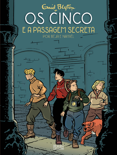portugiesisches Buchcover: "Nova Aventura dos Cinco / Os Cinco numa Nova Aventura"