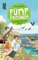 deutsches Buchcover: "Fünf Freunde auf geheimnisvollen Spuren"