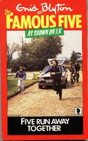 englisches Buchcover: "Five run away together"