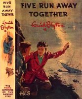 englisches Buchcover: "Five run away together"