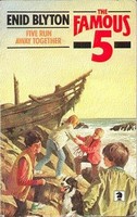 englisches Buchcover: "Five run away together"
