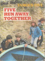 englisches Buchcover: "Five run away together"