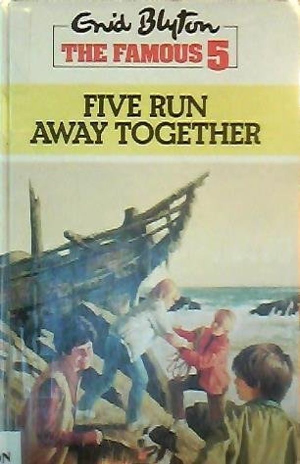 englisches Buchcover: "Five run away together"