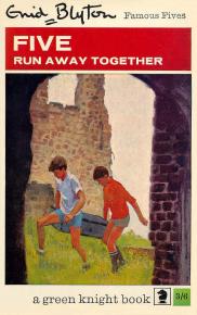 englisches Buchcover: "Five run away together"