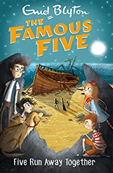 englisches Buchcover: "Five run away together"
